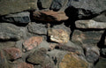 stone wall section Vintage A4 Photo Print