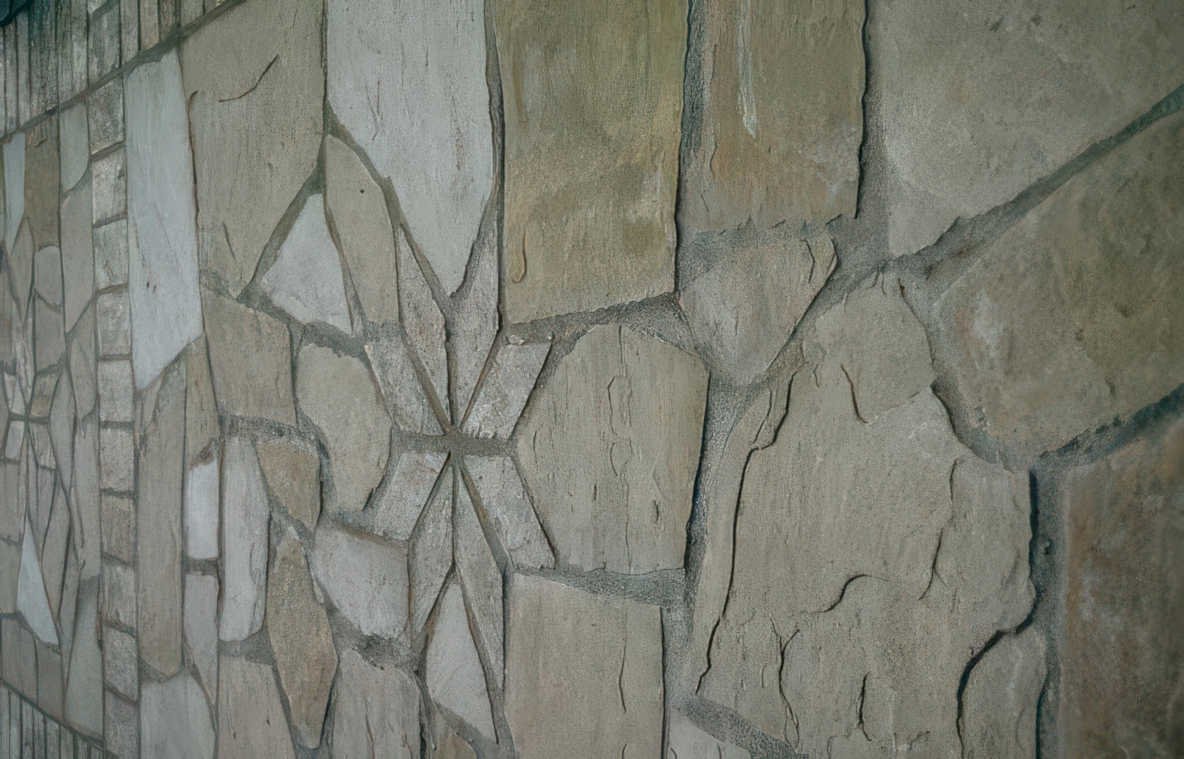 stone wall texture 5 Vintage A4 Photo Print