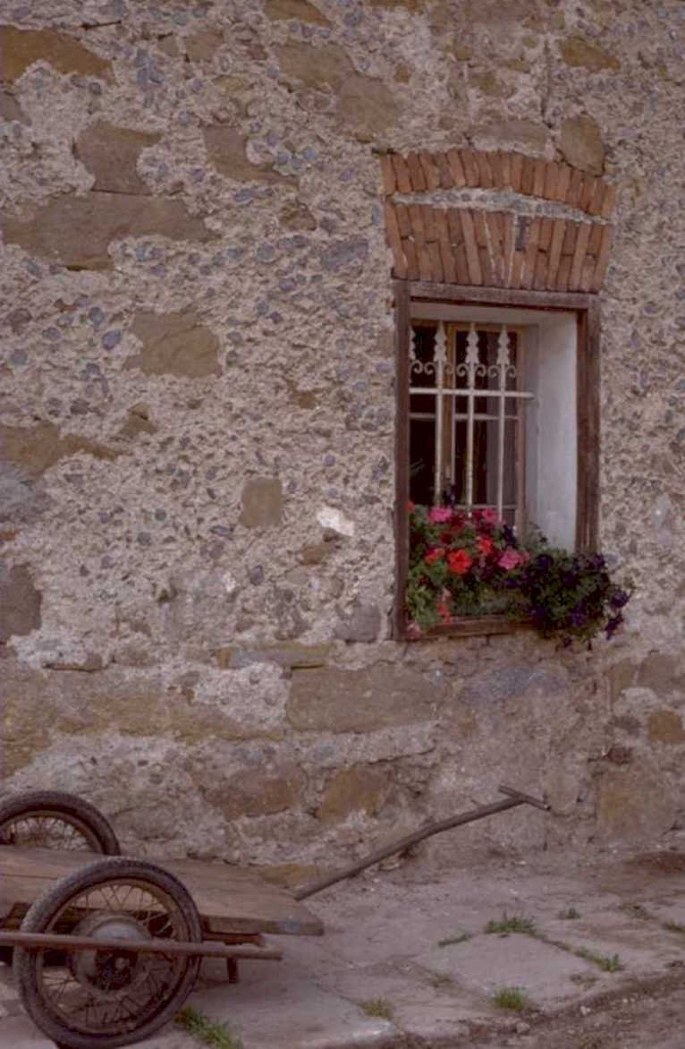 stone wall window 1 1980s 1990s A4 Photo Print