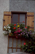 stone wall window 2 1980s 1990s A4 Photo Print