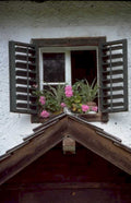 stone window shutters 1980s 1990s A4 Photo Print