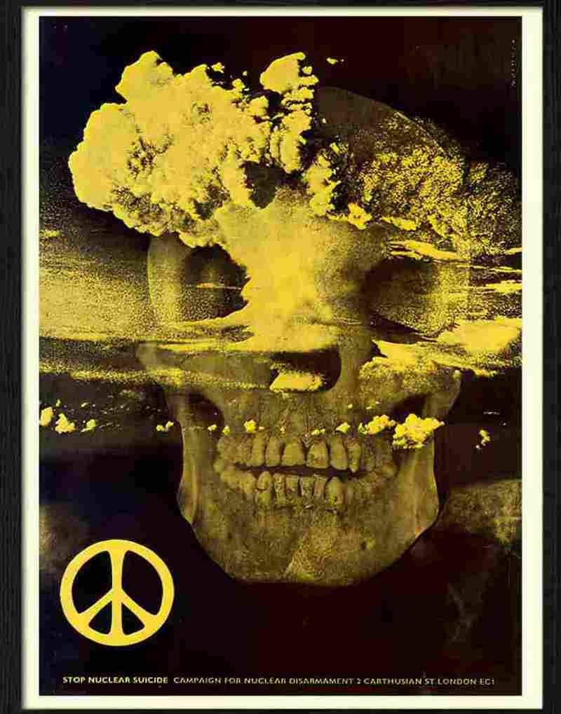 stop nuclear suicide cnd poster Advert A4 Photo Print