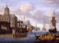 stor A City Pier Art A4 Photo Print