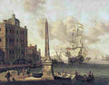 stor Mediterranean Harbour a Art A4 Photo Print