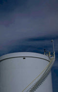 storage tank petrochemical 1980s 1990s A4 Photo Print