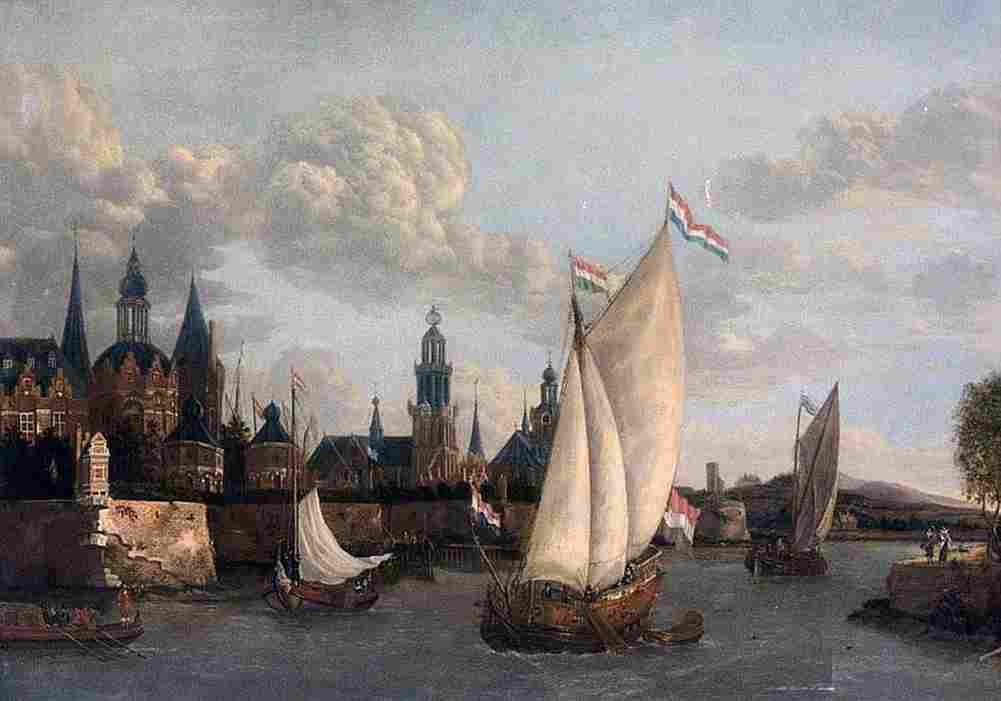 storjac Capriccio View of Haarlem Art A4 Photo Print