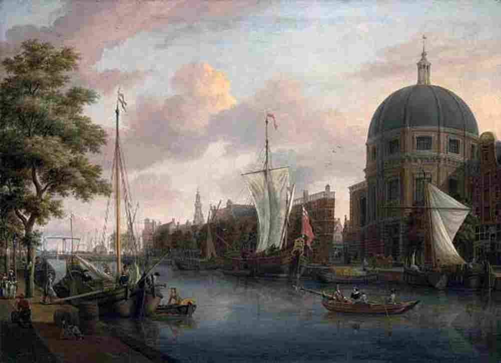 storjac The Singel and the Round Lutheran Church Art A4 Photo Print