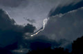 storm clouds lightning 1980s 1990s A4 Photo Print