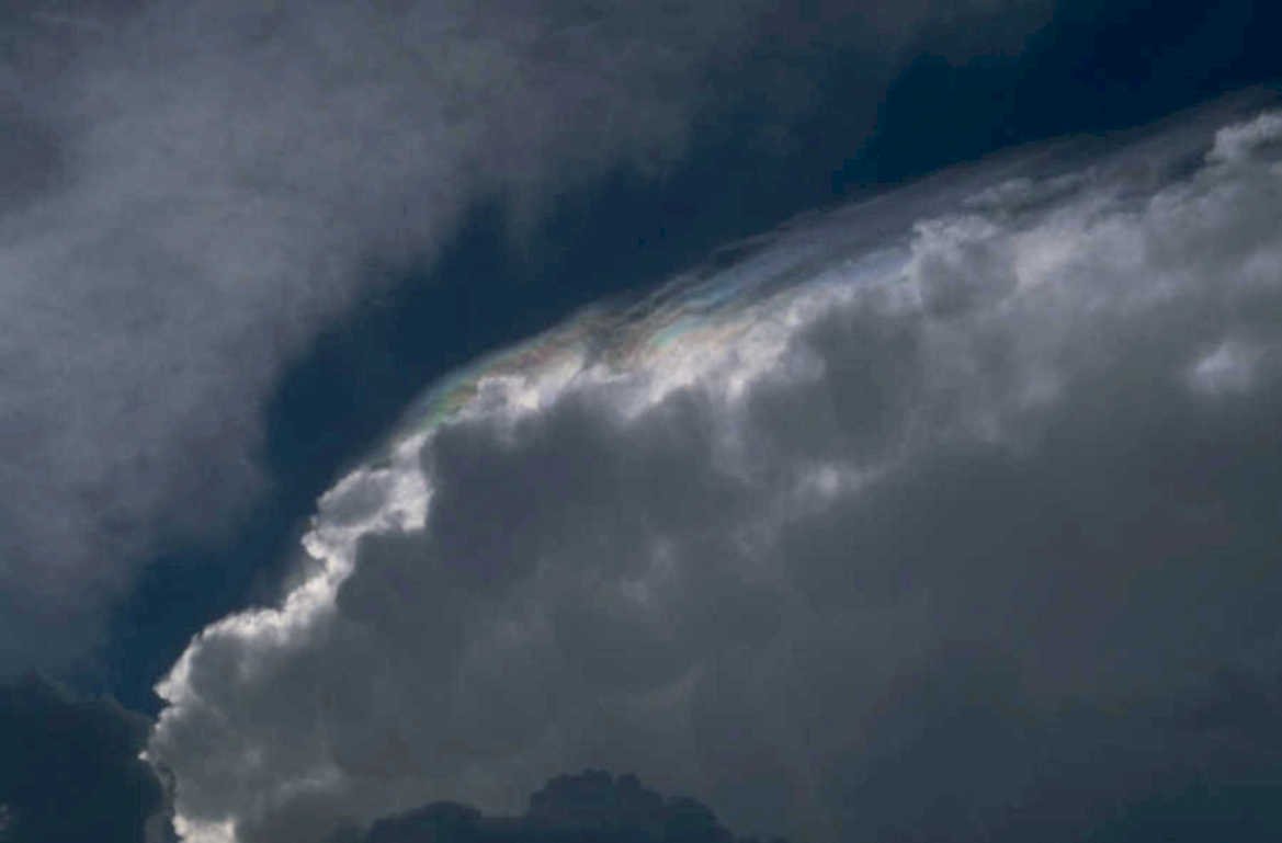 storm clouds sky 1980s 1990s A4 Photo Print