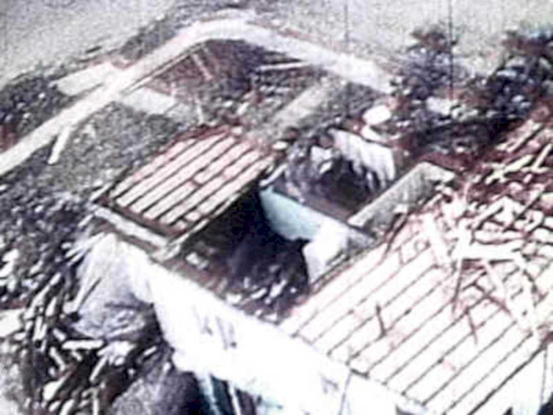 storm damage houses1980s 1990s A4 Photo Print
