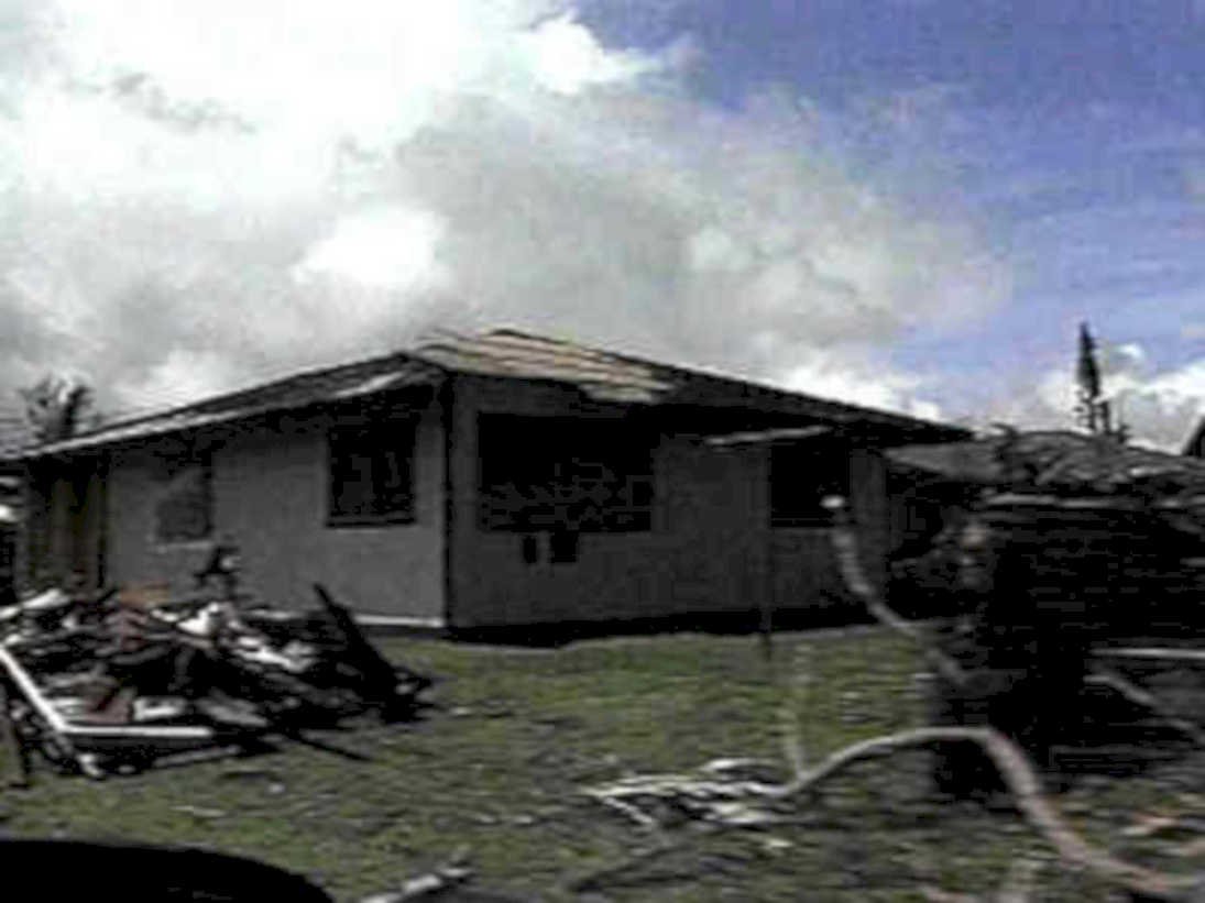 storm house damage 21980s 1990s A4 Photo Print