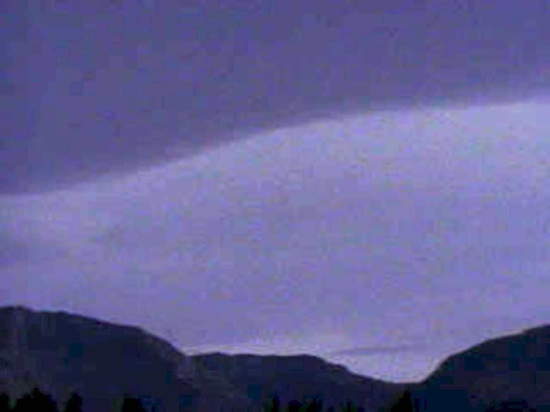 stormy mountains shelf1980s 1990s A4 Photo Print