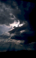 stormy sky clouds 1980s 1990s A4 Photo Print