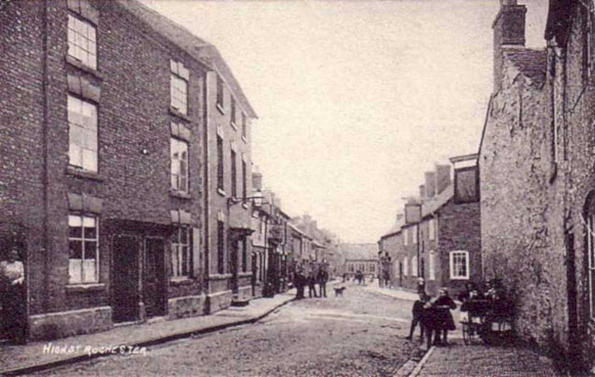 stranraer rothesay streetVintage 1880s 1900s A4 Photo Print
