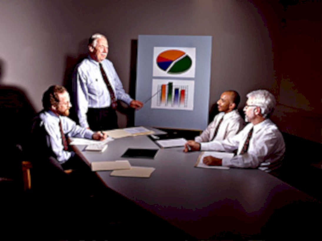 strategy meeting chart1980s 1990s A4 Photo Print