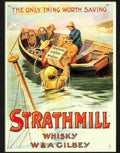 strathmill whisky 1900s Advert A4 Photo Print