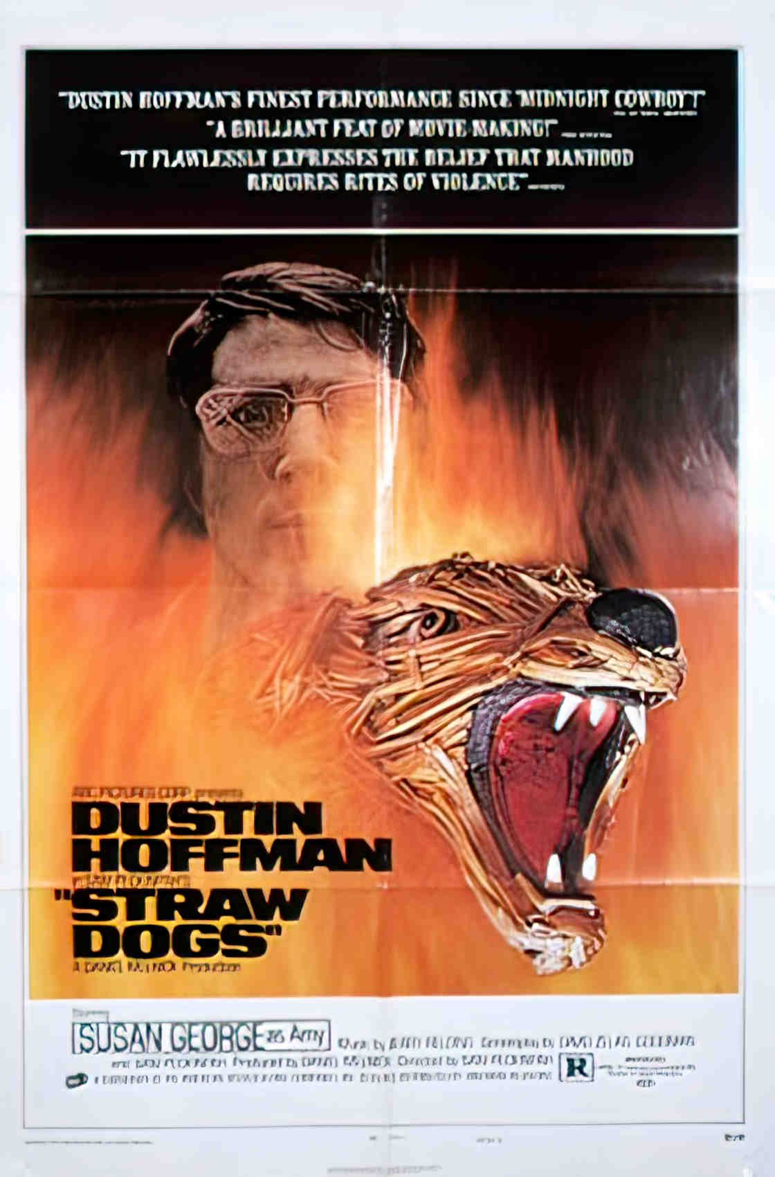 straw dogs us 1sh D Advert A4 Photo Print