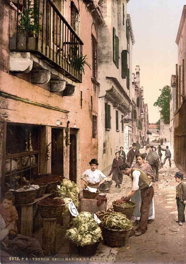 street Venice Italy 06695u A4 Photo Print