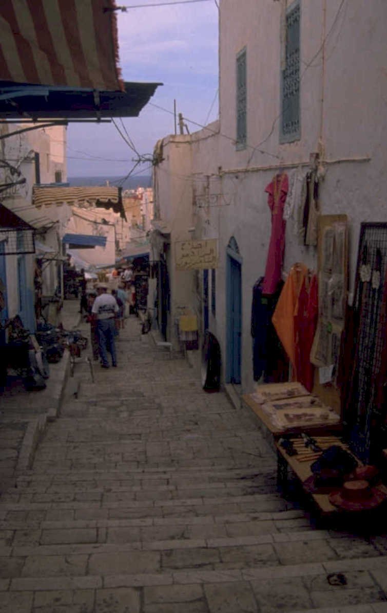 street awning textiles 1980s 1990s A4 Photo Print