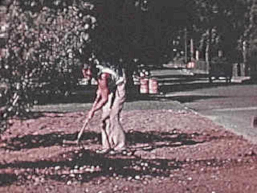 street cleaning debris1980s 1990s A4 Photo Print