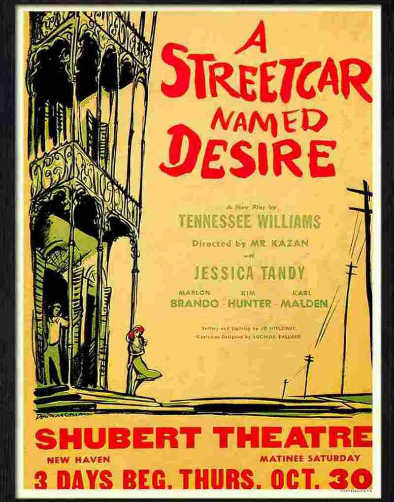 streetcar named desire theatre poster Advert A4 Photo Print