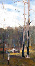 streeton a primeval clearing gembrook Art A4 Photo Print