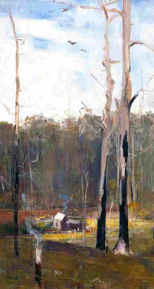 streeton a primeval clearing gembrook Art A4 Photo Print