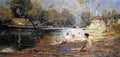 streeton bathers Art A4 Photo Print