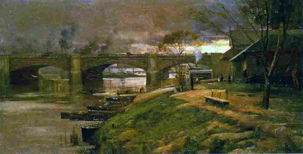 streeton between the lights princess bridge Art A4 Photo Print