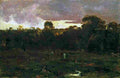 streeton june evening box hill Art A4 Photo Print