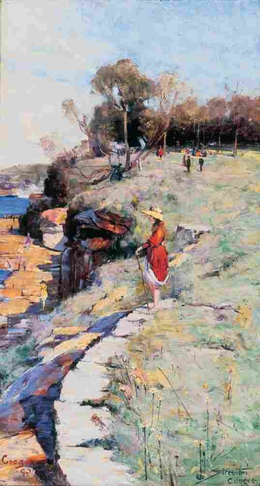 streeton sunlight sweet coogee Art A4 Photo Print