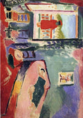 stretched Henri Matisse Interior At Collioure 2017 A4 Photo Print