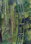 stretched Monet Claude The Waterlily Pond A4 Photo Print