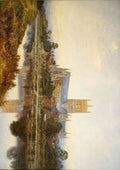 stretched Worcester Cathedral Benjamin Williams Leader A4 Photo Print