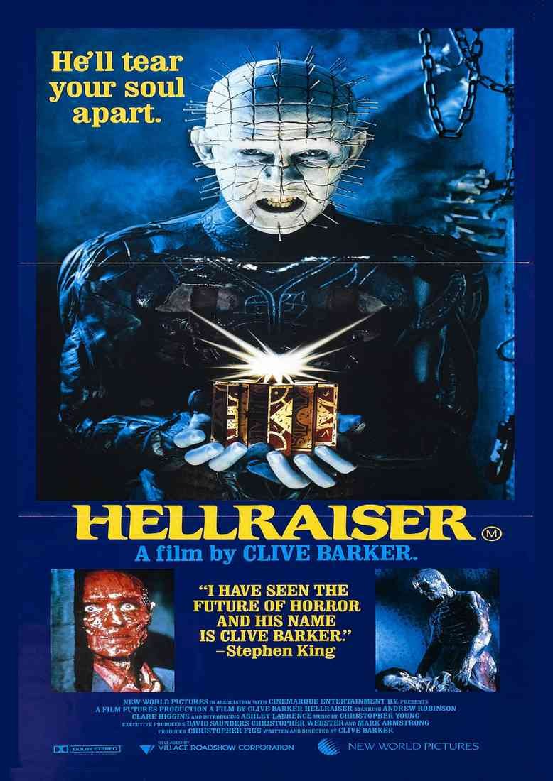 stretched hellraiser 1 poster 02 A4 Photo Print