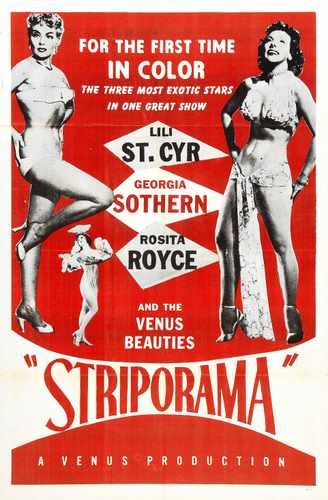striporama  01 film star poster A4 Photo Print