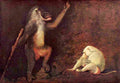 stu Baboon and Albino Art A4 Photo Print