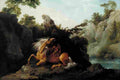 stu Lion Devouring a Horse Art A4 Photo Print