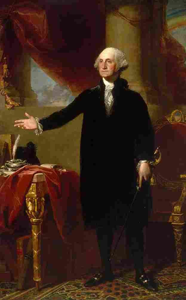 stuart George Washington Art A4 Photo Print