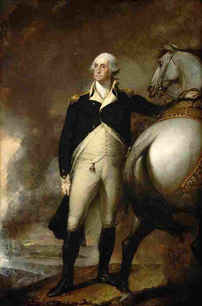 stuart George Washington at Dorchester Heights Art A4 Photo Print