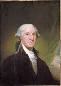 stuart Portrait of George Washington A4 Photo Print