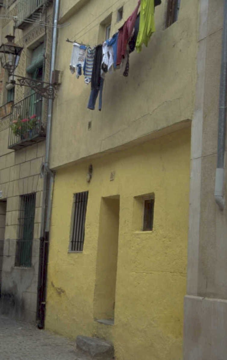 stucco clothesline windows 1980s 1990s A4 Photo Print