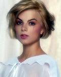studioportrait blouse bluewhite1980s 1990s A4 Photo Print