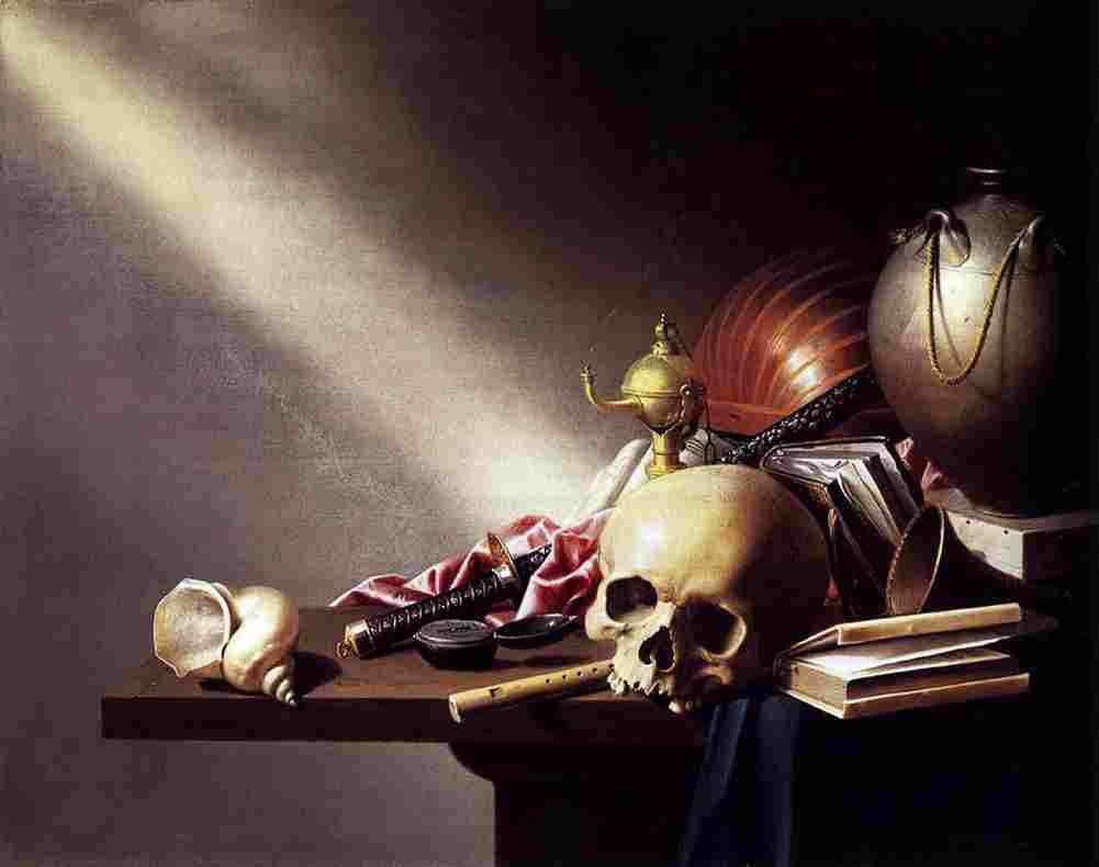 stw Vanitas Still Life Art A4 Photo Print