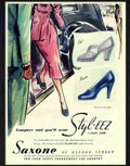 styleeze selby shoes 1950s Advert A4 Photo Print