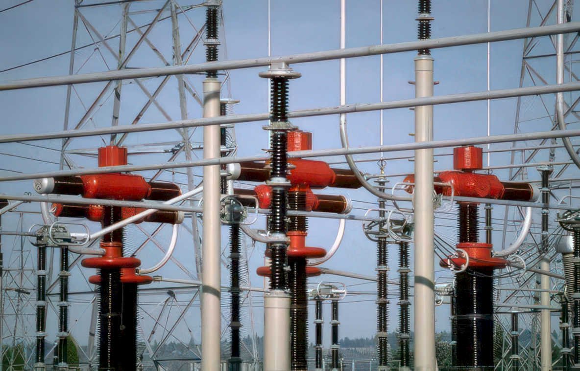 substation surge arresters Vintage A4 Photo Print