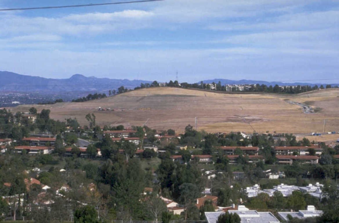 suburban hills landscape 1980s 1990s A4 Photo Print