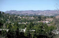 suburban hillside view Vintage A4 Photo Print