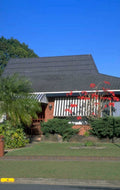 suburban house red 1980s 1990s A4 Photo Print