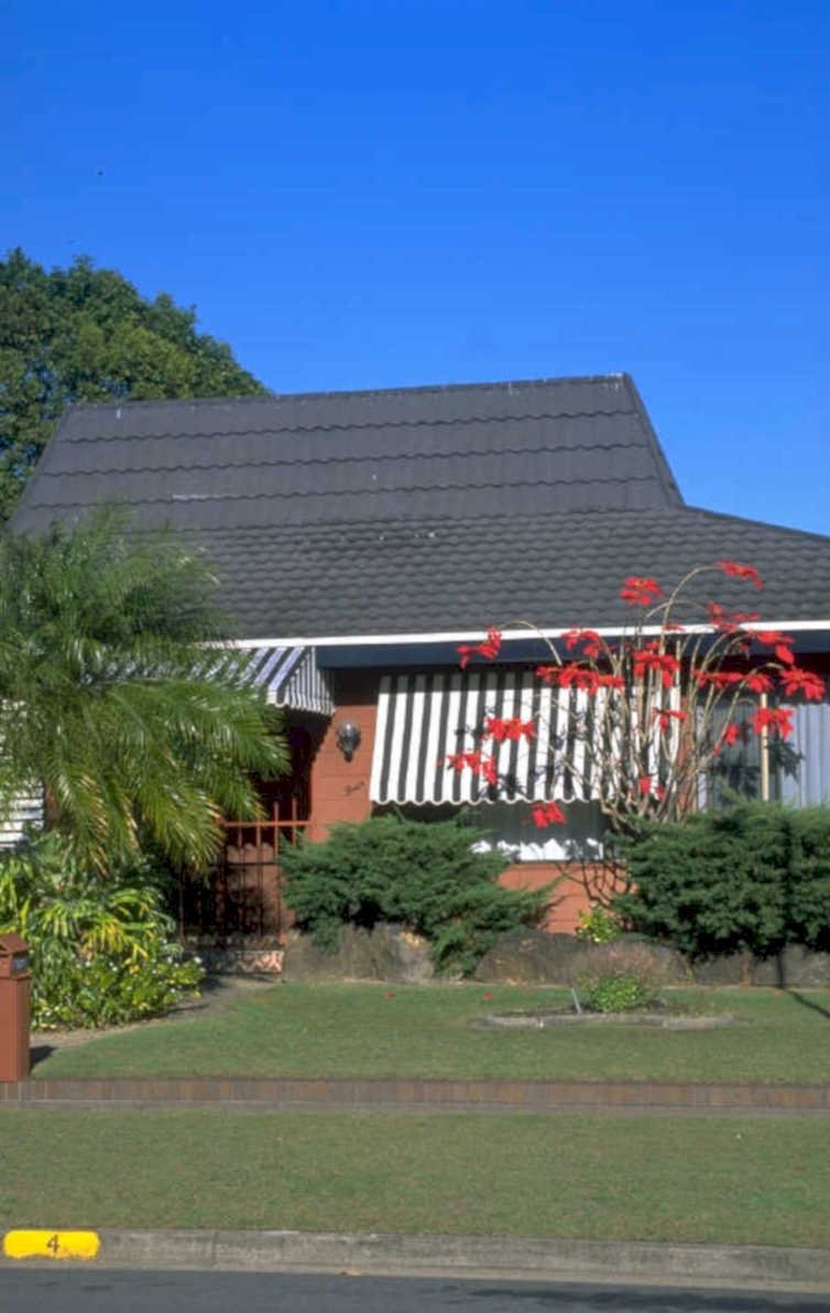 suburban house red 1980s 1990s A4 Photo Print